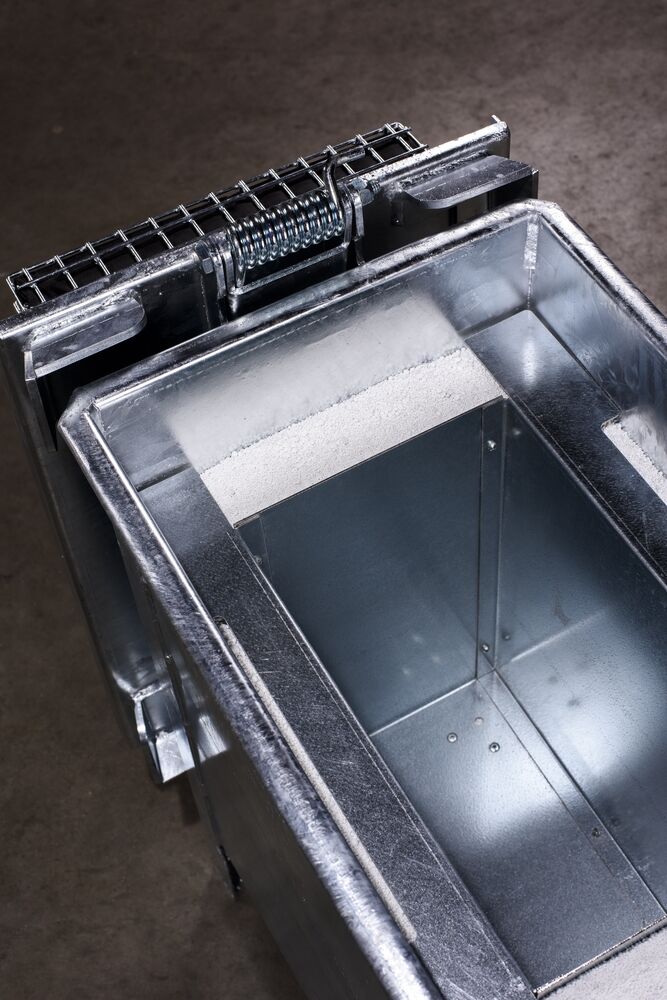 Lio Guard Storage Box 30 Akku-Lagerbehälter aus verzinktem Stahl für Lithium-Ionen-Batterien inkl. Pyrobubbles