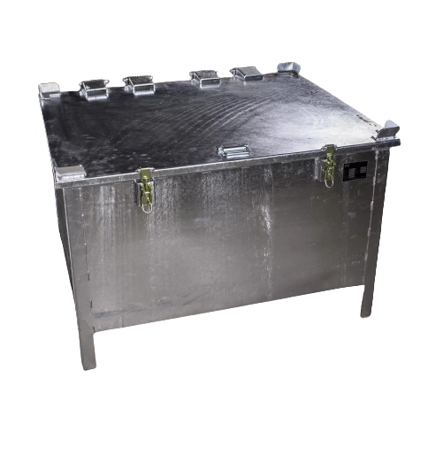 Lio Guard Storage Box 280 battery storage container made of galvanized steel for lithium-ion batteries including Pyrobubbles