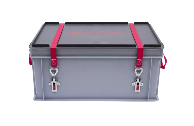 Genius Lio Guard S-Box 2 Basic plastic container for Li-ion batteries including Pyrobubbles