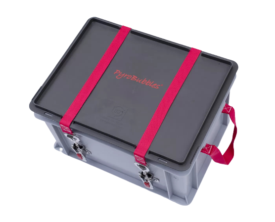 Genius Lio Guard XS-Box 2 Basic plastic container for Li-ion batteries including Pyrobubbles