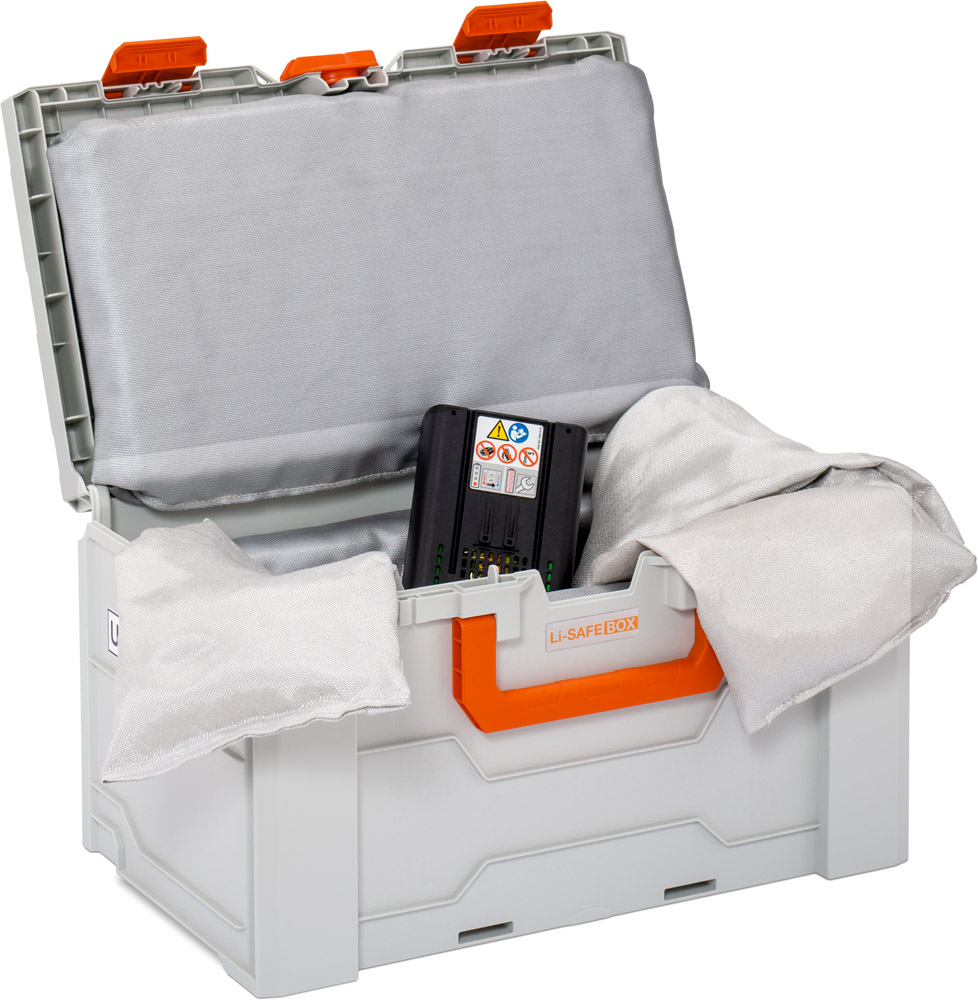 CEMO Transport- und Lagerbox Li-SAFE
