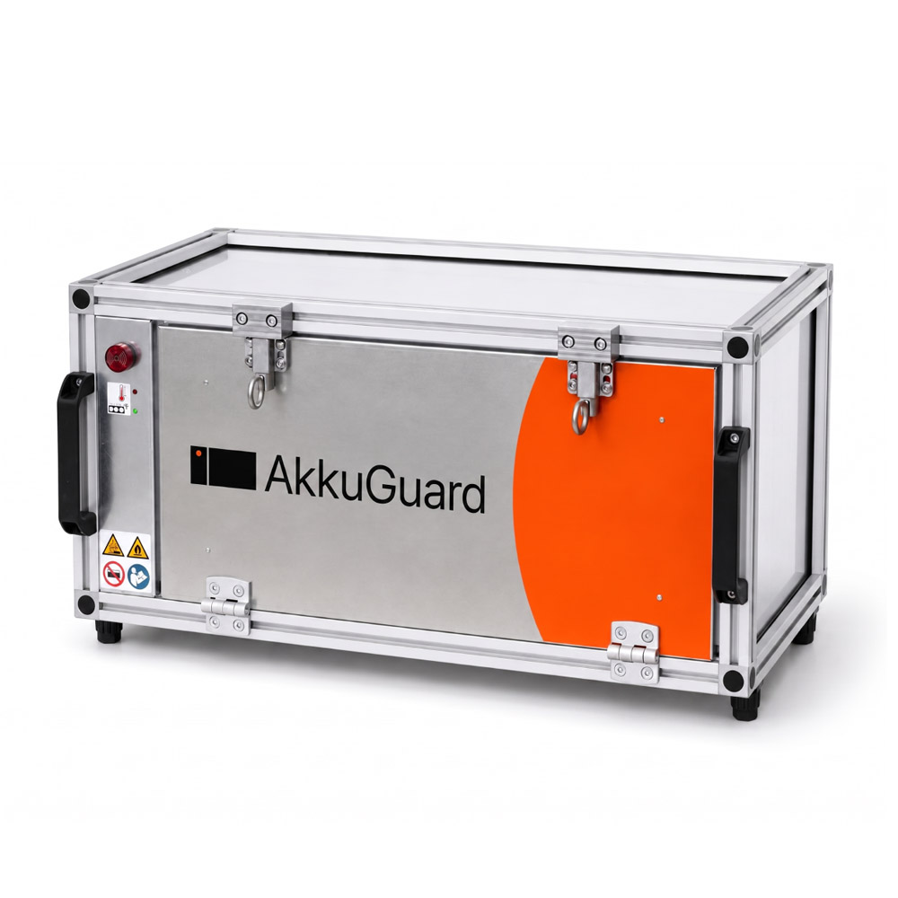 AkkuGuard charging and storage box