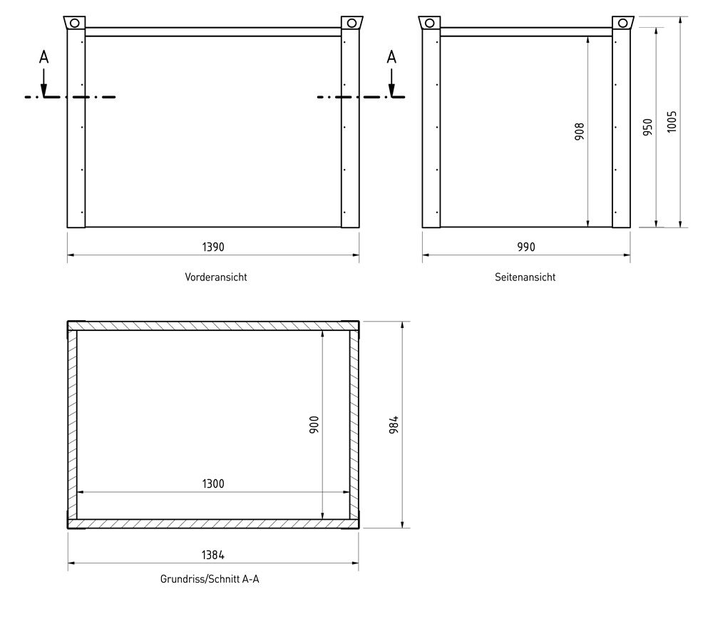 PRIOCOVER Mobile fire protection cover for Li-ion batteries including cable gland and fitting set