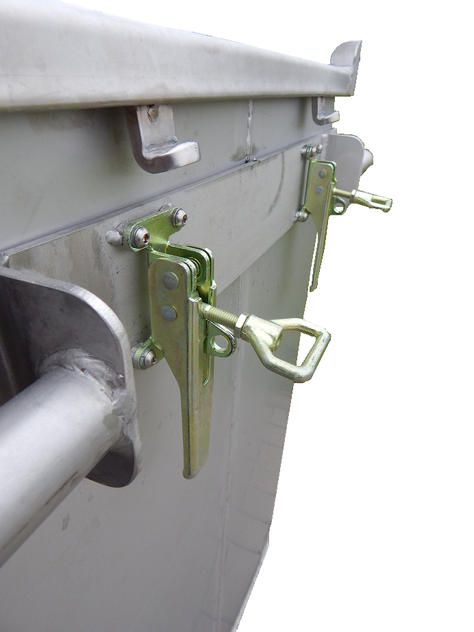 Genius Lio Guard M-Box X2 E Akku-Transportbehälter aus Edelstahl für Lithium-Ionen-Batterien inkl. Pyrobubbles