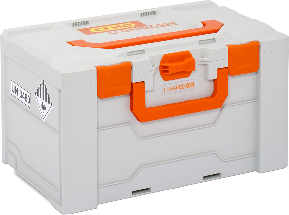 CEMO Transport- und Lagerbox Li-SAFE