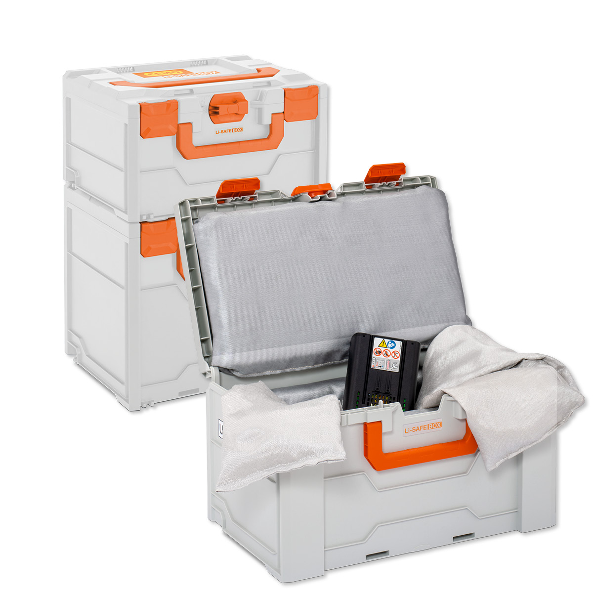 CEMO Transport- und Lagerbox Li-SAFE