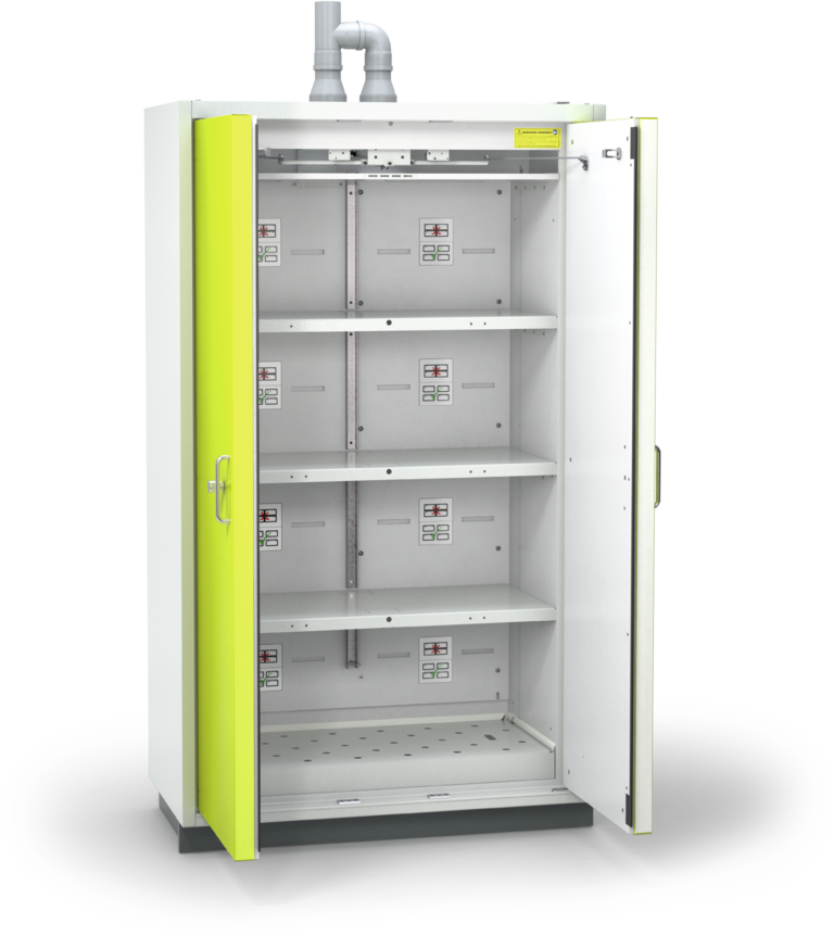 Düperthal BATTERY standard line XL, Type 90 safety cabinet / battery cabinet (one storage area / level)