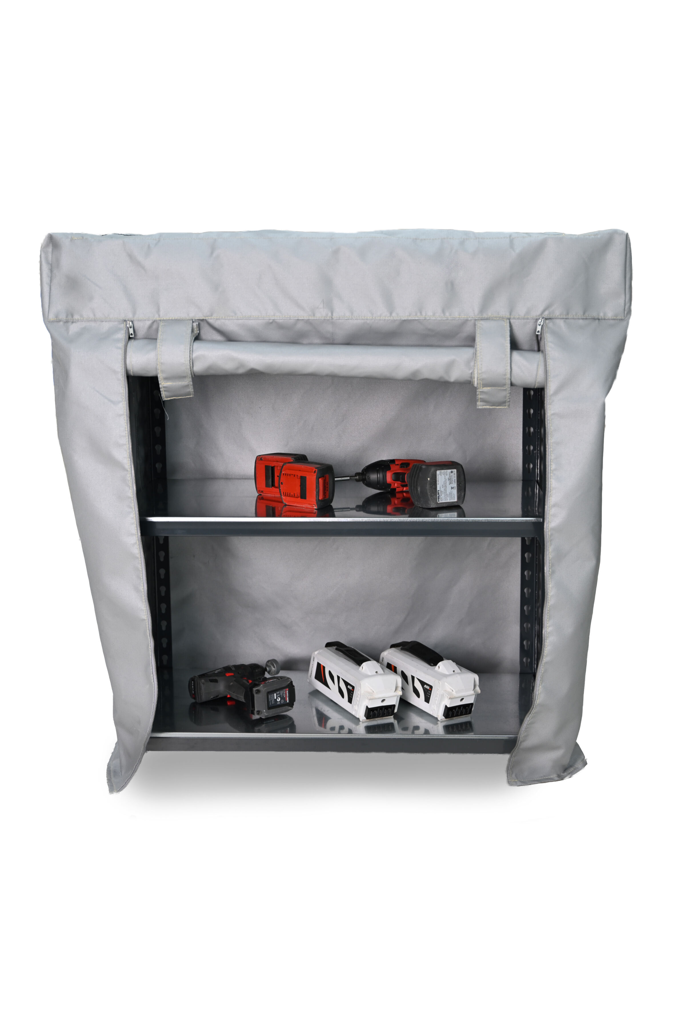 VLITEX battery-safe rack M / battery rack with fire containment hood