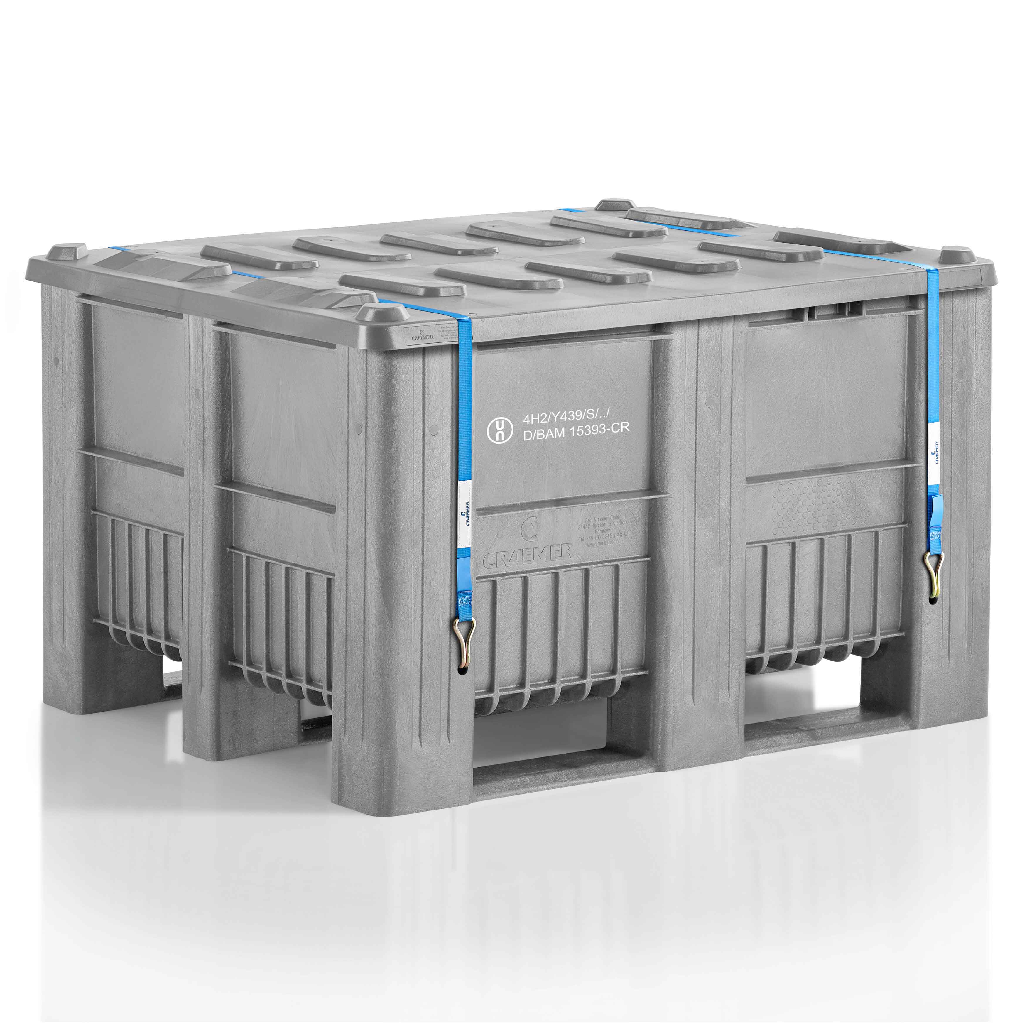 Neu im Shop: CRAEMER Palettenbox mit UN-Zulassung für Lithium-Ionen-Batterien