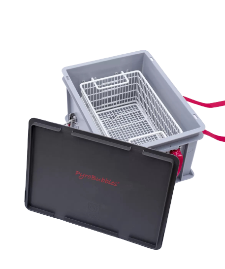 Genius Lio Guard XS-Box 1 Advanced plastic container for Li-ion batteries including Pyrobubbles