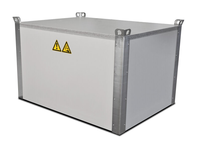 PRIOCOVER Mobile fire protection cover for lithium-ion batteries including cable gland and fitting set