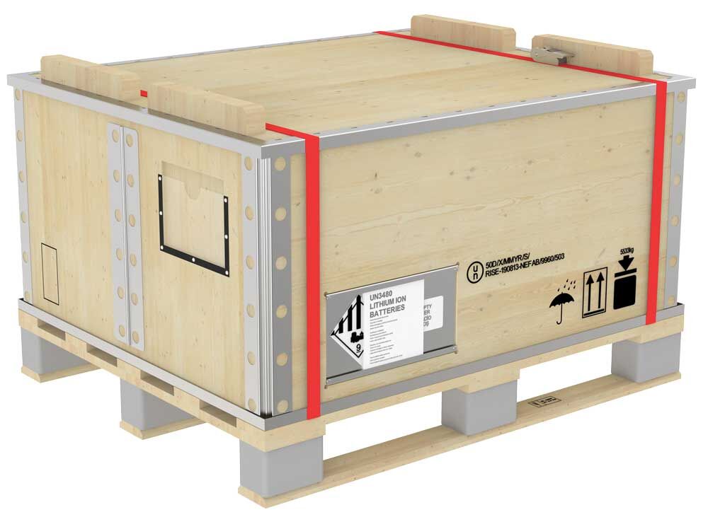 Transport and Storage Containers 1210R for Lithium-Iion Batteries / Lithium-Ion Cells