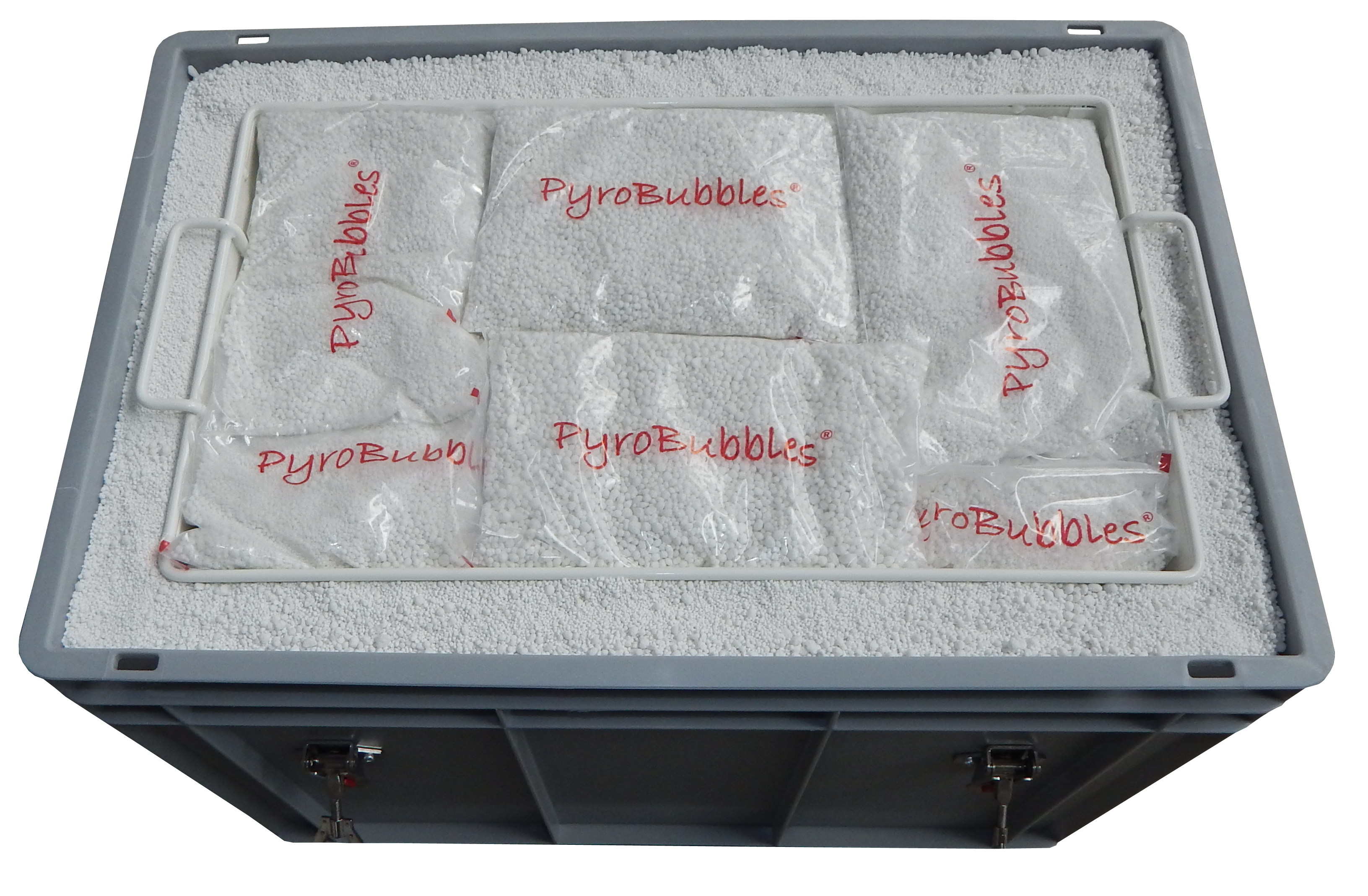 Genius Lio Guard S-Box 1 Premium plastic container for Li-ion batteries including Pyrobubbles