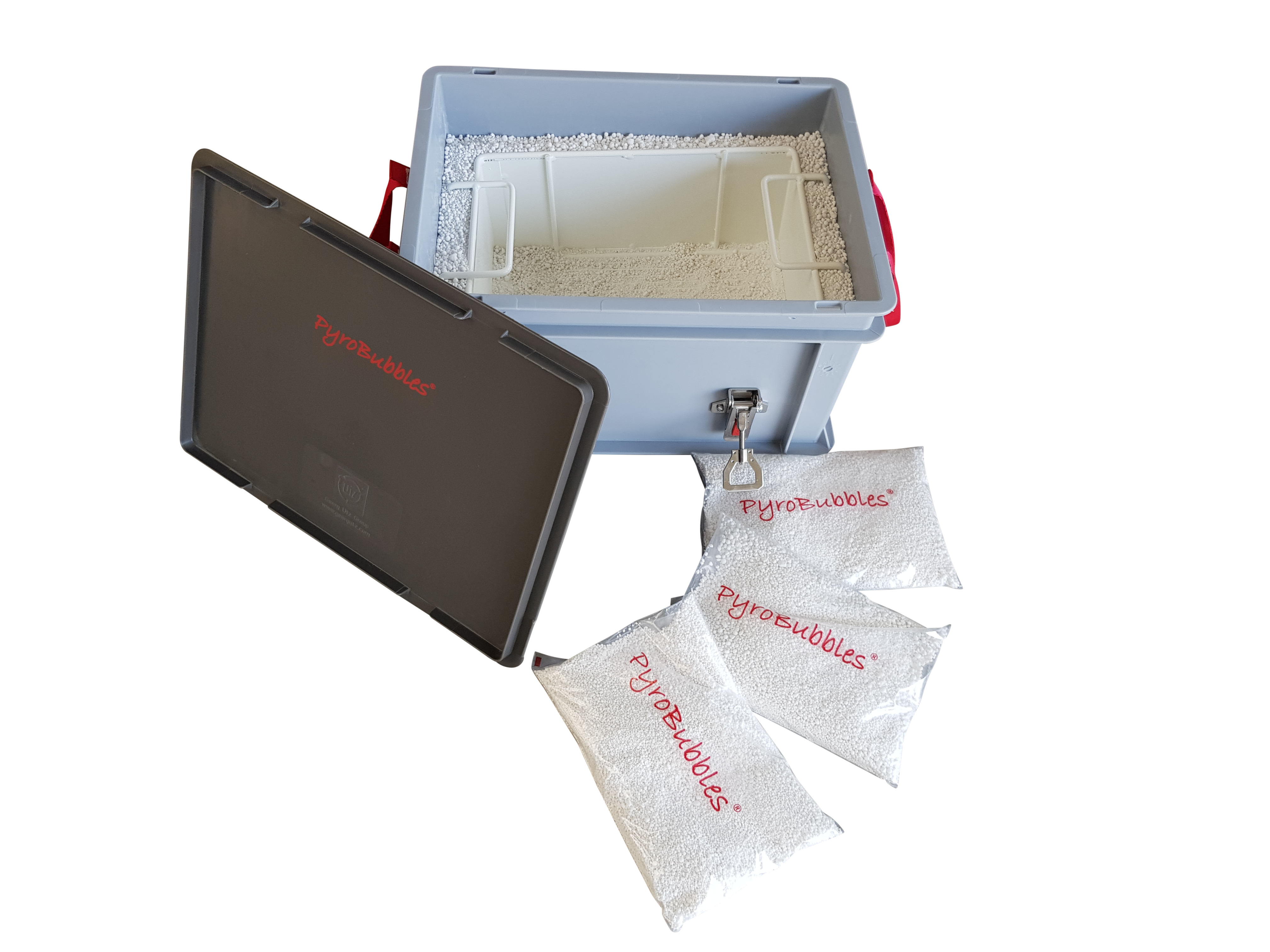 Genius Lio Guard XS-Box 1 premium plastic container for Li-ion batteries including Pyrobubbles