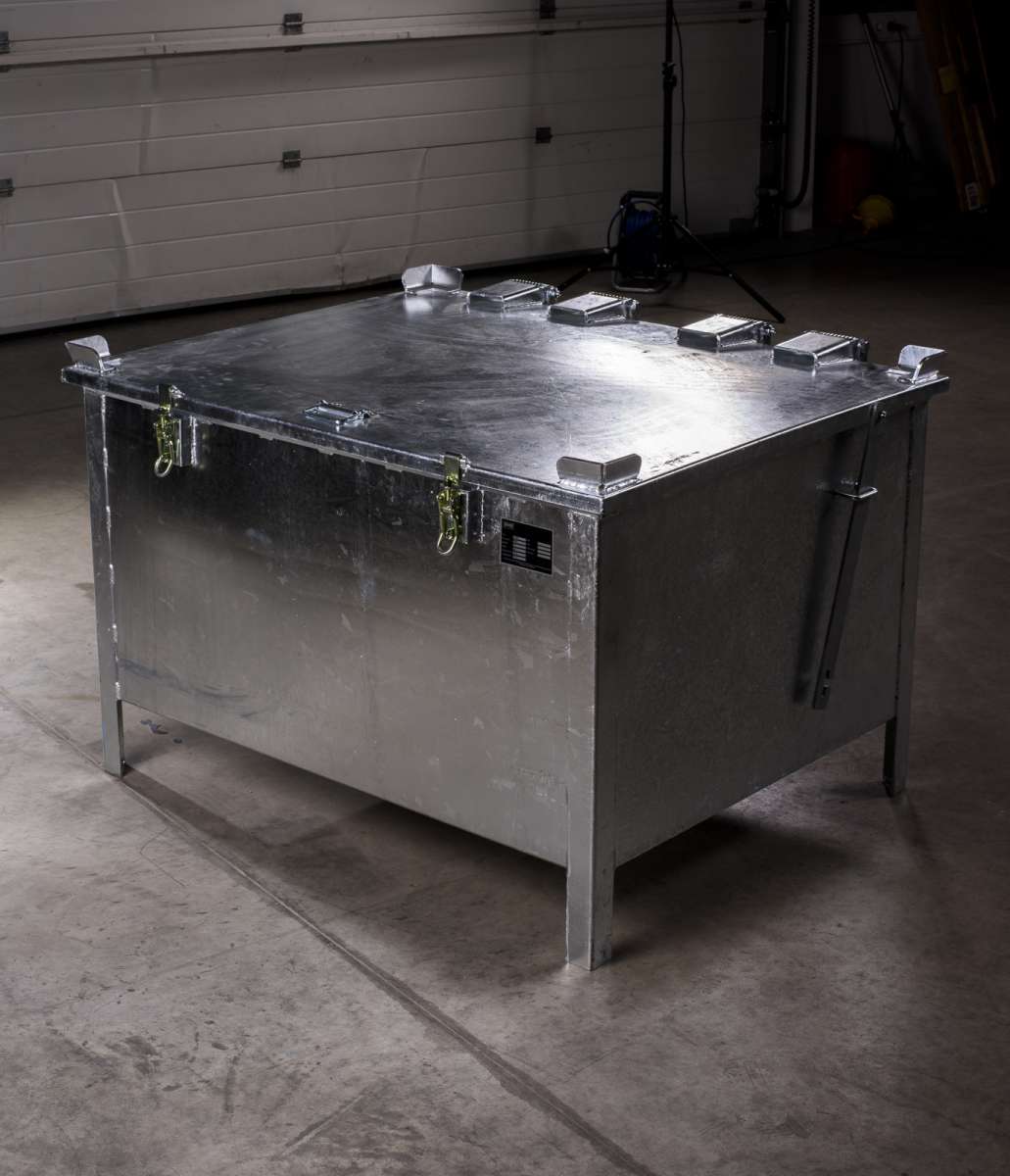 Lio Guard Storage Box 280 Akku-Lagerbehälter aus verzinktem Stahl für